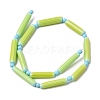 Handmade Lampwork Chevron Beads LAMP-Z019-01-15-2