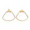 PVD Vacuum Plating 304 Stainless Steel Wire Pendants STAS-S103-03G-2