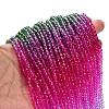 Transparent Painted Glass Beads Strands X1-DGLA-A034-T3mm-A06-2