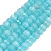 Faceted Dyed Natural White Jade Beads Strands GG-CBAE966-01B-M-2