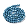Opaque Glass Beads Strands EGLA-A035-P6mm-L12-2