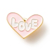 Love Word Heart Flipped Enamel Pins Set JEWB-C012-03A-2
