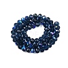Electroplate Glass Beads Strands EGLA-A044-T8mm-L12-3