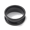 201 Stainless Steel Grooved Finger Ring RJEW-WH0004-32A-EB-2