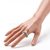 Handmade Polymer Clay Beads Finger Rings RJEW-JR00377-5