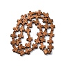 Electroplated Natural Lava Rock Beads Strands G-A256-A01-01H-3