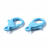 Spray Painted Eco-Friendly Alloy Lobster Claw Clasps X-PALLOY-T080-06E-NR-4