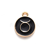 Alloy Enamel Pendants ENAM-S124-01B-08C-2