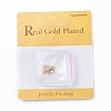 Brass Cubic Zirconia Charms X-RB-I077-08G-RS-3