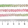 Transparent Painted Glass Beads Strands X1-DGLA-A034-T3mm-A18-3