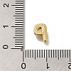 Rack Plating Brass Micro Pave Clear Cubic Zirconia Beads KK-G500-30G-P-3