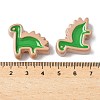 10Pcs Acrylic Enamel Beads OACR-H048-01B-02-3