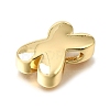 Brass Slide Charms KK-E802-33G-X-2