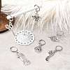 Sewing Theme Alloy Multifunction Pendant Decorations HJEW-CJ00004-4