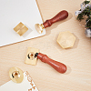 Wax Seal Brass Stamp Head AJEW-WH0215-019-6