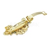 Alloy Rhinestone Enamel Hair Barrettes OHAR-B006-01G-01-4