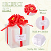 Clear PVC Candy Gift Packaging Boxes with Ribbon & Artificial Flower CON-TAC0001-20C-5