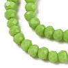 Opaque Solid Color Glass Beads Strands EGLA-A034-P1mm-D30-3