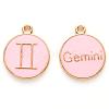 Alloy Enamel Pendants X-ENAM-S124-01A-09I-1
