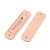 PU Leather Label Tags DIY-H131-A09-2