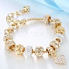 Heart Alloy with Crystal Rhinestone Charm Bracelets FS-WG8E942-01-1
