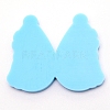 Teardrop with Lady Silicone Statue Pendant Molds DIY-WH0175-58-2