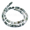 Natural Moss Agate Beads Strands G-F631-C01-2