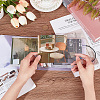 CRASPIRE Square PVC Loose Leaf Binder Postcard Phote Album with 50 Pockets Transparent Sleeve Protectors Sets DIY-CP0008-01-4