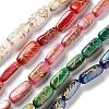 Natural Freshwater Shell Dyed Beads Strands SHEL-D082-18A-1