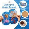 5D DIY Diamond Painting Cup Mat Kits DIY-TAC0021-09C-46