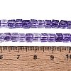 Crackle Transparent Glass Beads Strands GLAA-N062-4mm-10-2