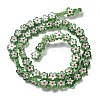 Handmade Millefiori Lampwork Beads Strands LAMP-F035-09Q-2