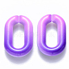 Two Tone Opaque Acrylic Linking Rings OACR-S036-006A-M08-1