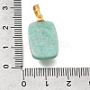 Natural Amazonite Pendants G-T151-02D-3