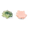Opaque Resin & Glitter Powder Cabochons RE-CBA240F-02-2