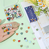 96Pcs 16 Colors Handmade Porcelain Ceramic Beads PORC-SC0001-52-3