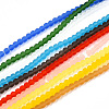 Transparent Glass Beads Strands GLAA-T032-T8mm-MD-3