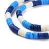Fixed 3 Color Handmade Polymer Clay Bead Strands CLAY-S096-029H-3