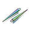 Rainbow Color Alloy Pendants PALLOY-N163-112-NR-3