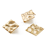 Brass Stud Earring Findings KK-TA0007-13G-10