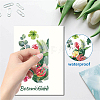 16 Sheets 8 Styles PVC Waterproof Wall Stickers DIY-WH0345-027-3