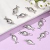 SHEGRACE Brass Clear Cubic Zirconia Charms XGRQ3P017-582P-4