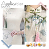 5Bags 5 Colors Handmade Porcelain Beads PORC-AR0001-13-7
