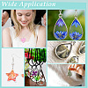 36Pcs 6 Styles Alloy Open Back Bezel Pendants FIND-UN0003-24-6