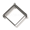 Alloy Open Back Bezel Pendants PALLOY-I223-08B-1