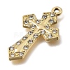 UV Plating Alloy Crystal Rhinestone Pendants RB-CBAD37D-17G-2