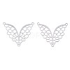 Tarnish Resistant 201 Stainless Steel Chandelier Component Links X-STAS-R114-035P-1