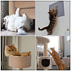 4Pcs 2 Colors Square Polyester DIY Climbing Cat Scratcher AJEW-BC0007-61-5