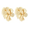 Brass Stud Earring Findings KK-Z099-05G-04-1