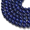 Natural Lapis Lazuli Beads Strands G-L642-B05-8mm-4
